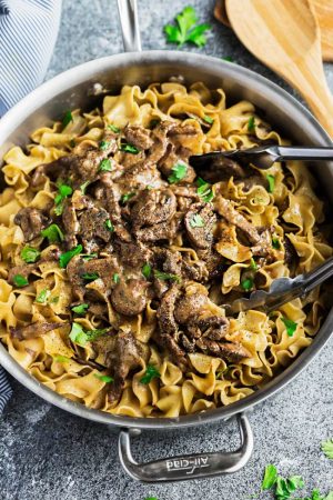 Healthy Beef Stroganoff Recipe 