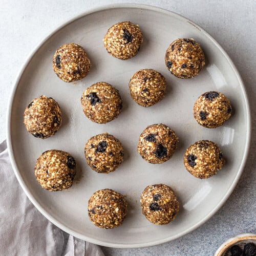 Blueberry Protein Balls Life Made Sweeter Vegan Paleo