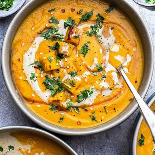 Roasted Butternut Squash Soup - Life Made Sweeter