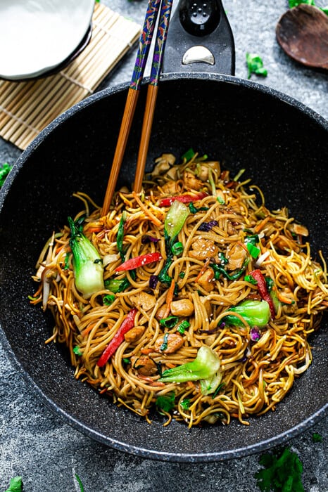 Chicken Lo Mein Easy Authentic Noodle Recipe Paleo Keto Options 