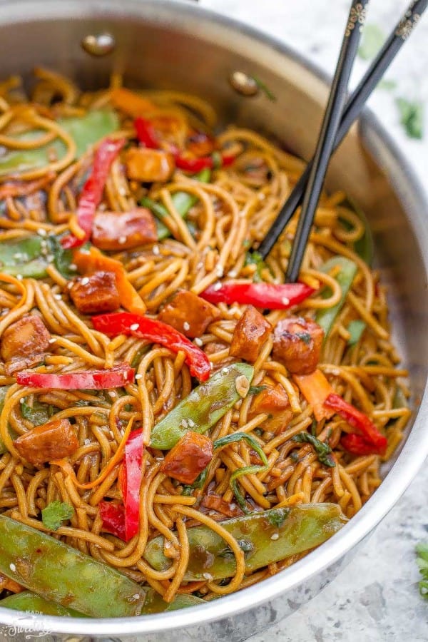 chicken-lo-mein-dinner-then-dessert