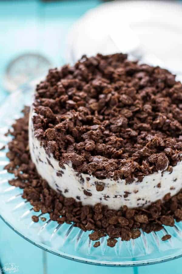 Easy Chocolate Crunch Ice Cream Cake Recipe easily comes together with only 3 ingredients