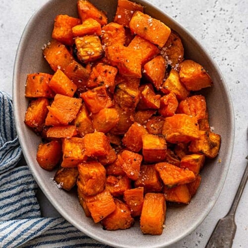 Roasted Sweet Potato Cubes - Life Made Sweeter | Vegan | Whole30