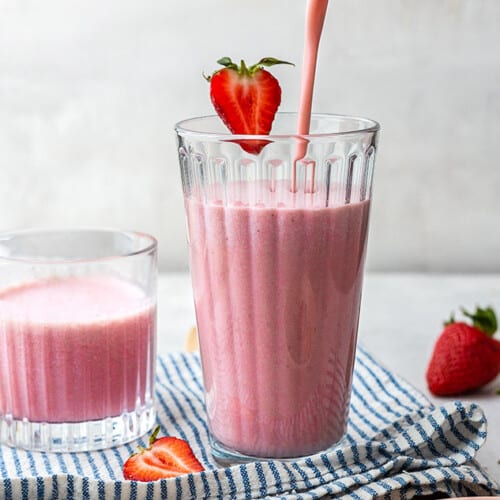 Healthy Strawberry Milkshake | Vegan | Keto | Life Made Sweeter