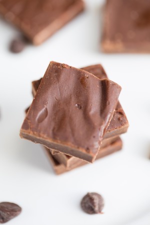Easy Homemade 3 Ingredient Fudge makes the perfect sweet treat!