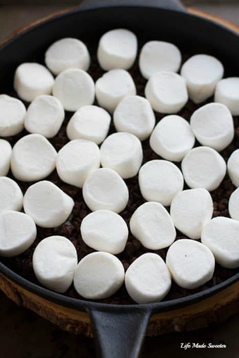 Easy Indoor S'mores Dip made 3 ways & easily comes together in 10 minutes. Perfect summer treat - no campfire required