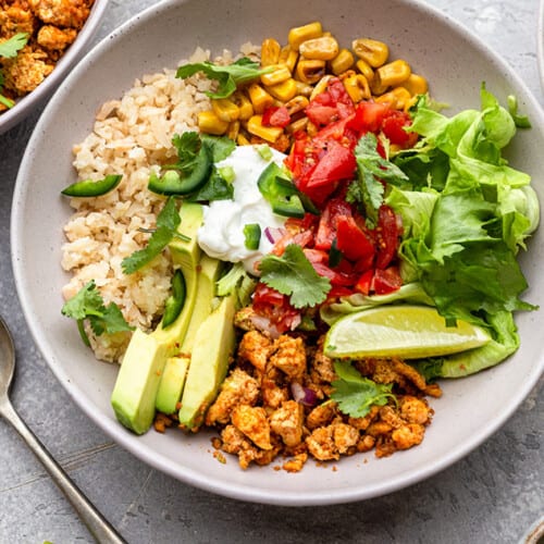 Veggie Taco Bowls - Life Made Sweeter