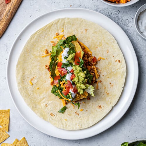 Vegetarian Crunchwrap Life Made Sweeter