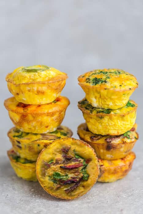 Egg Cups with Sun-Dried Tomato and Spinach - Whole30 / Keto / Paleo