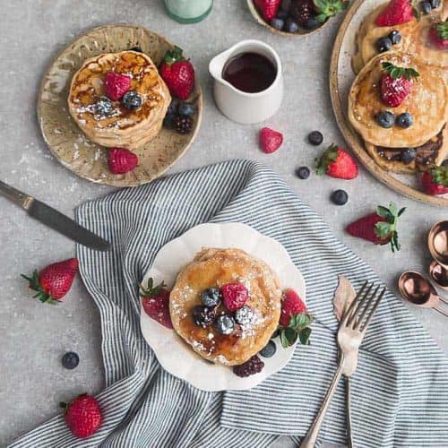 The BEST Eggless Pancakes Recipe Fluffy & Perfect