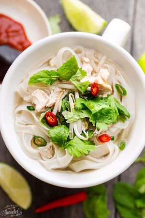 Faux Chicken Pho makes the perfect easy weeknight meal with all the favorite flavors of the classic Vietnamese noodle dish. Best of all, it cooks up in as little as 15 minutes! Plus a step-by-step video.