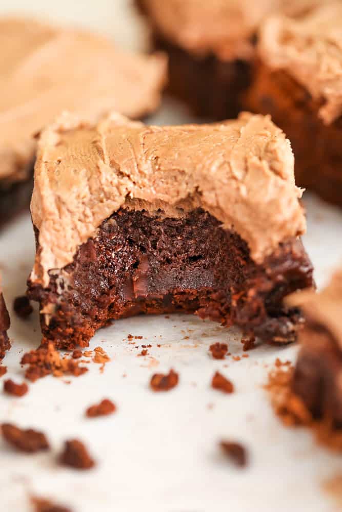 Paleo Brownies with Chocolate Frosting Life Made Sweeter