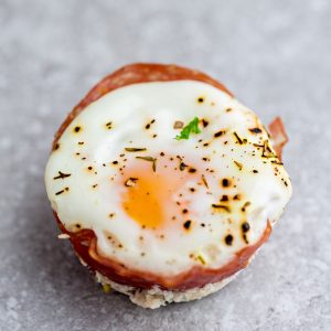Genoa Salami Baked Egg Cups - 9 Ways are the perfect low carb and protein packed breakfast. Best of all, they are super simple to customize and come together in less than 30 minutes!