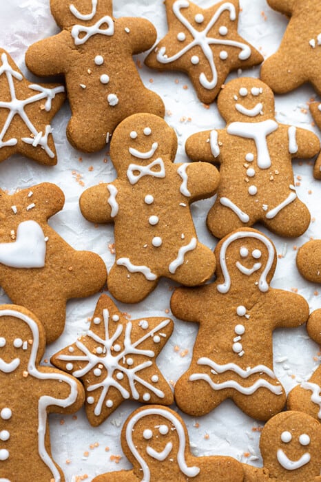 Gluten Free Gingerbread Cookies - Healthy Cookie Recipe