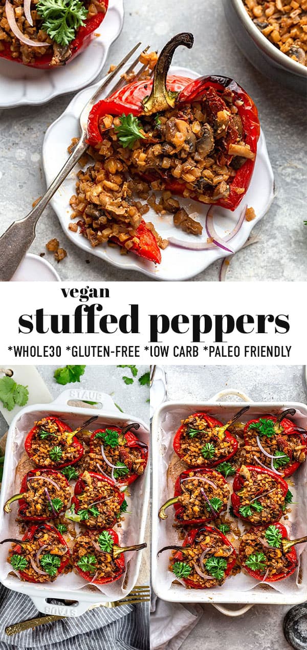 Vegan Stuffed Peppers - Life Made Sweeter | Whole30 | Keto