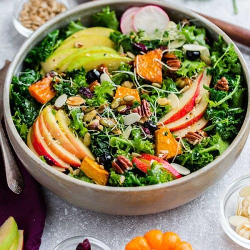 Winter Kale Salad Life Made Sweeter