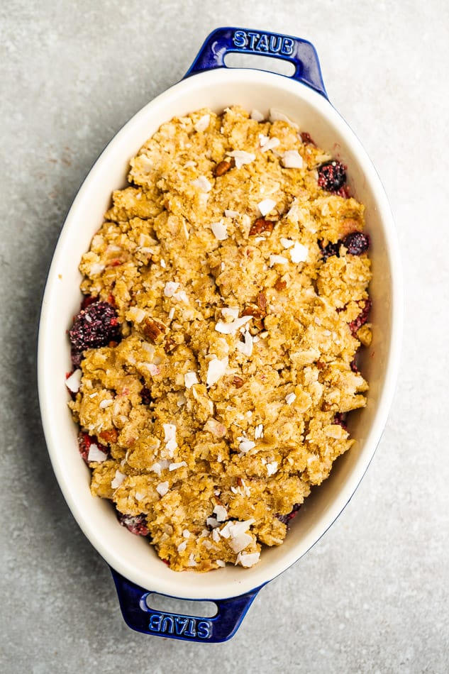 Berry Crisp Easy Gluten Free Paleo Vegan Crisp Recipe