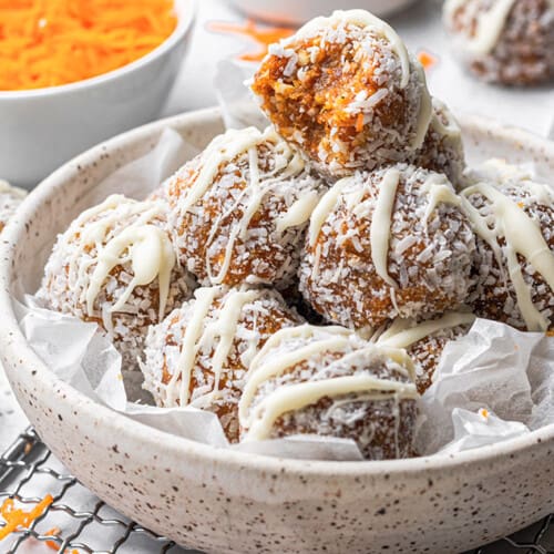Carrot Cake Protein Balls Life Made Sweeter