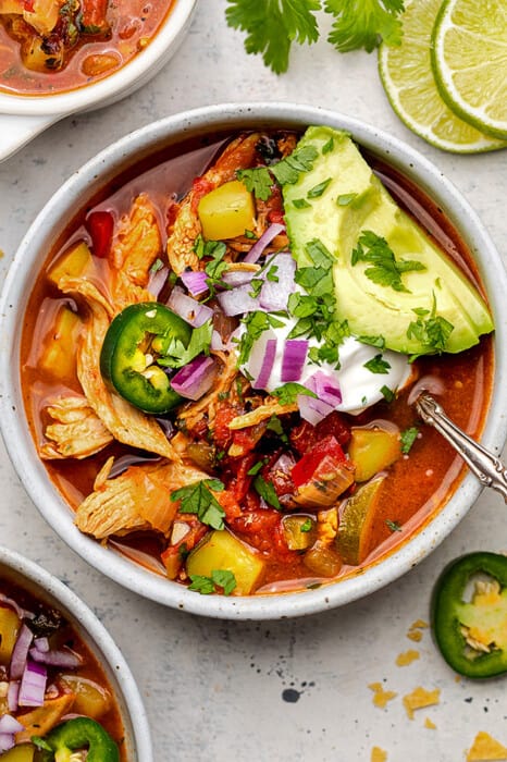 Chicken Tortilla Soup - Life Made Sweeter | Keto | Whole30 | Gluten-Free