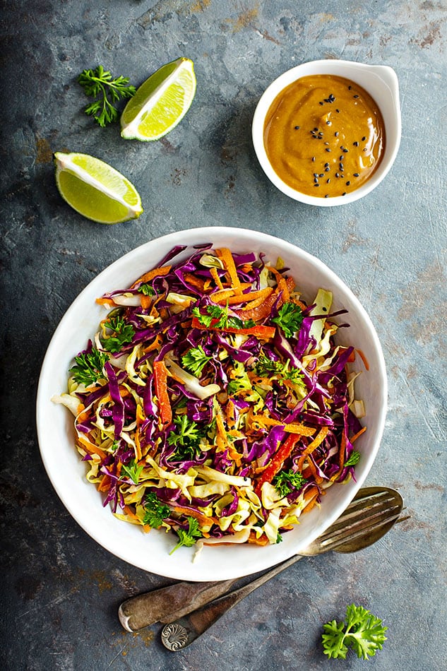 Easy Asian Salad Recipe Paleo Whole30 Keto Low Carb