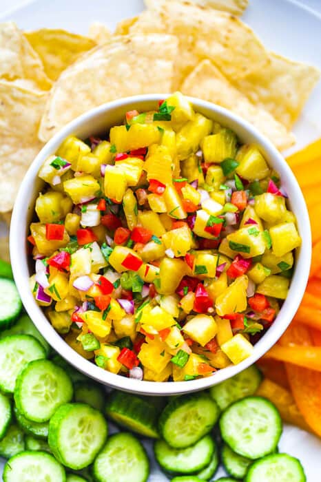 Fresh Pineapple Salsa Recipe | Life Made Sweeter