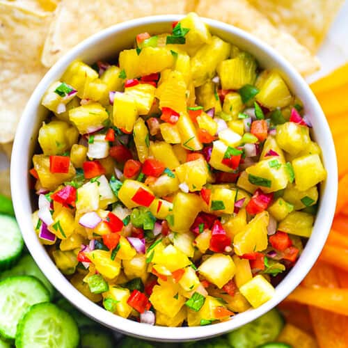 Fresh Pineapple Salsa Recipe | Life Made Sweeter