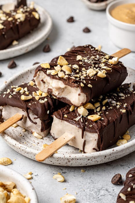 Vegan Ice Cream Bars - Life Made Sweeter