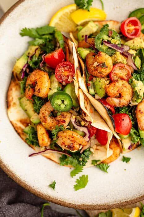 Shrimp Tacos - Paleo | Low Carb | Keto | with Whole30 options