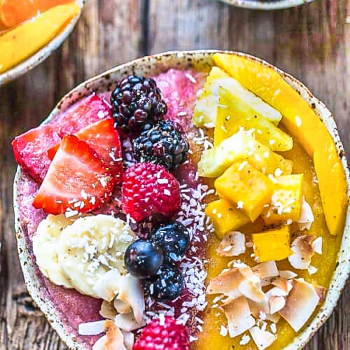 Mango Smoothie Bowl | Vegan + Whole30 | Life Made Sweeter