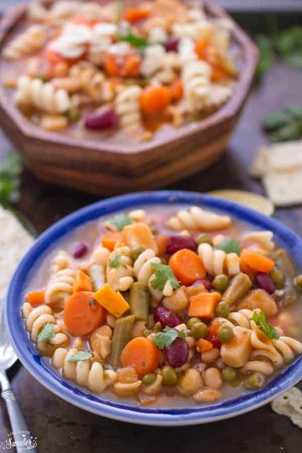 Hearty Vegetable Pasta Soup