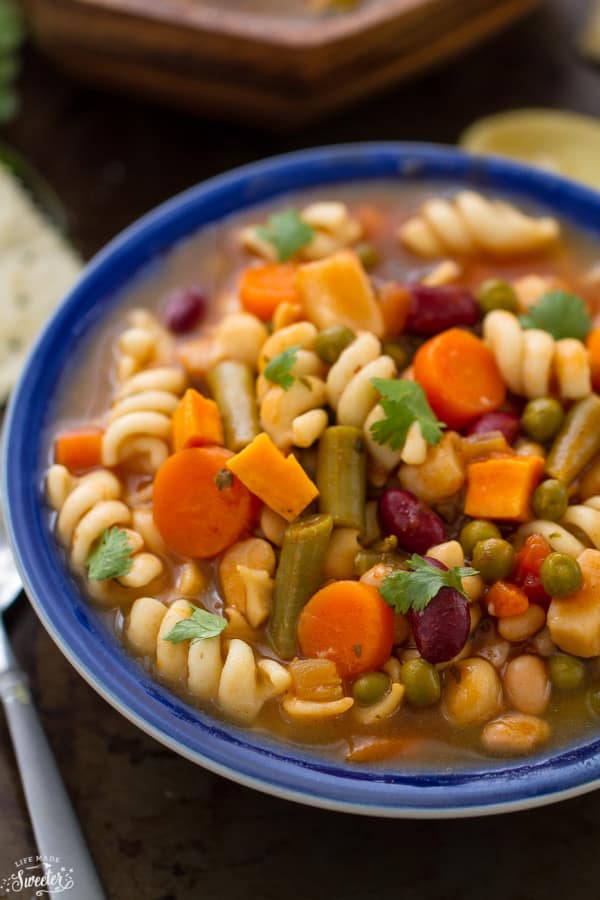 Hearty Vegetable Pasta Soup