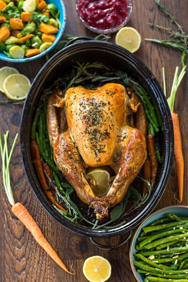 Garlic Herb Butter Roasted Turkey  Life Made Sweeter