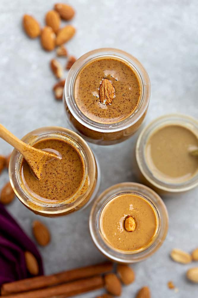 How to make Homemade Nut Butter - Learn how to tips & recipes to make healthy & delicious peanut butter, almond butter, pecan butter & creamy cashew butter.