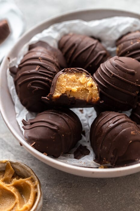 Healthy Peanut Butter Eggs - Healthy Homemade Reese's Candy | Vegan