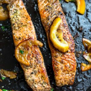 Perfect Pan Salmon How To Pan Fry Salmon Low Carb Keto Whole30