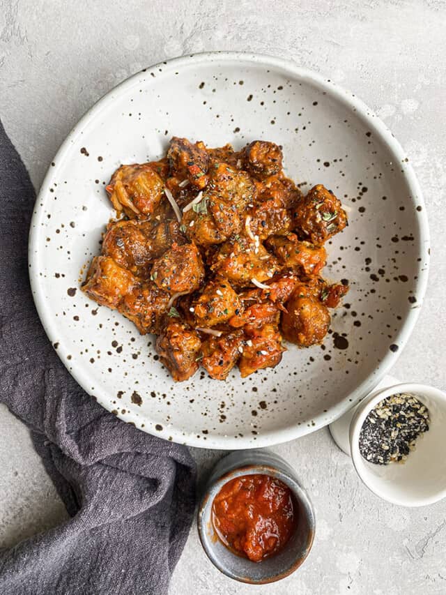 Air Fryer Cauliflower Gnocchi Crispy Trader Joe's Gnocchi from Frozen