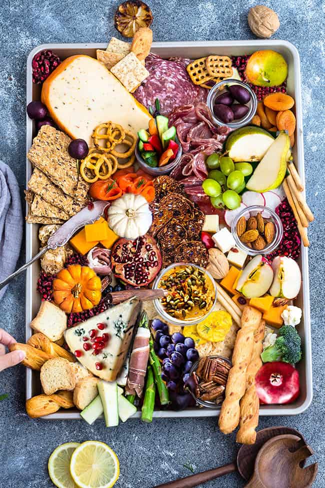 fall fruit tray