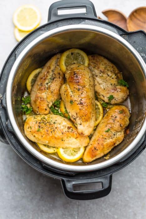 Instant Pot Lemon Garlic Chicken {Pressure Cooker} - Graceful Little Honey  Bee