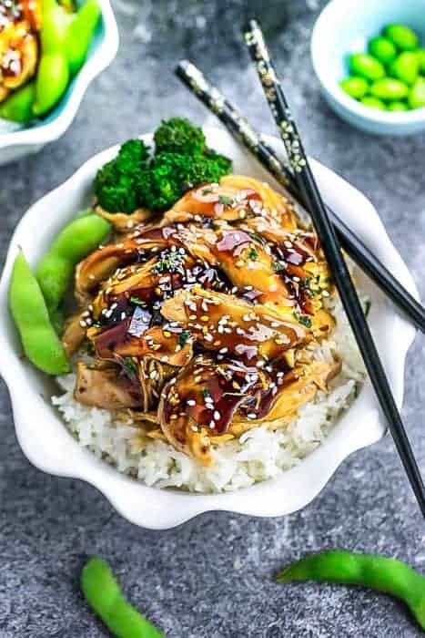 Instant Pot Teriyaki Chicken Recipe | A Simple Crockpot Chicken Dinner