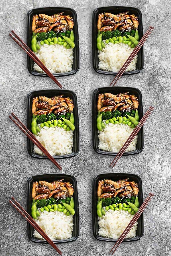 Instant Pot Teriyaki Chicken – this recipe is the perfect set and forget meal with a delicious homemade teriyaki sauce. Best of all, just 10 minutes of prep made in your Instant Pot pressure cooker and so much easier and better than the local Japanese takeout restaurant. There is also have a slow cooker version on the site. Great for school or work lunchboxes and Sunday meal prep. #teriyaki #takeoutfakeout #chicken #japanese #instantpot #pressurecooker #takeout #betterthantakeout #mealprep