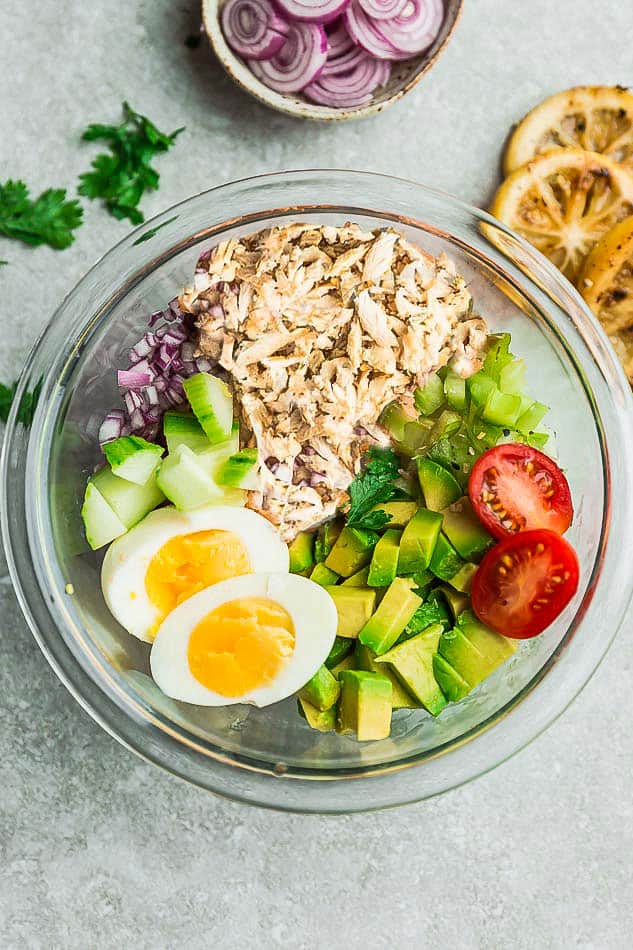 Avocado Chicken Salad Low Carb Keto Paleo Whole30 Lunch Recipe