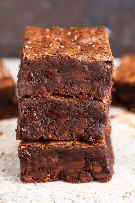 Keto Brownies - BEST Low Carb CHEWY Brownies / Paleo