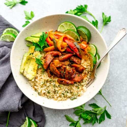 Healthy Low Carb Burrito Bowls - Kirbie's Cravings