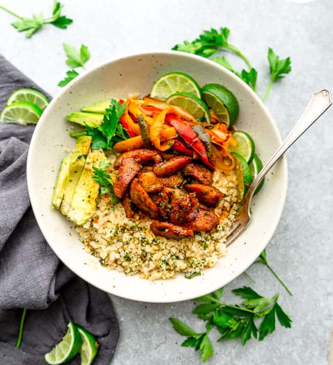 keto burrito bowls – whole30 / paleo