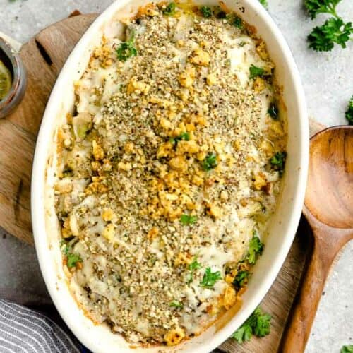 Cauliflower Gratin - Easy Low Carb Keto Side Dish | Paleo