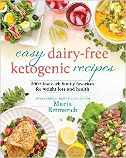 Easy Dairy-Free Ketogenic Recipes cookbook cover