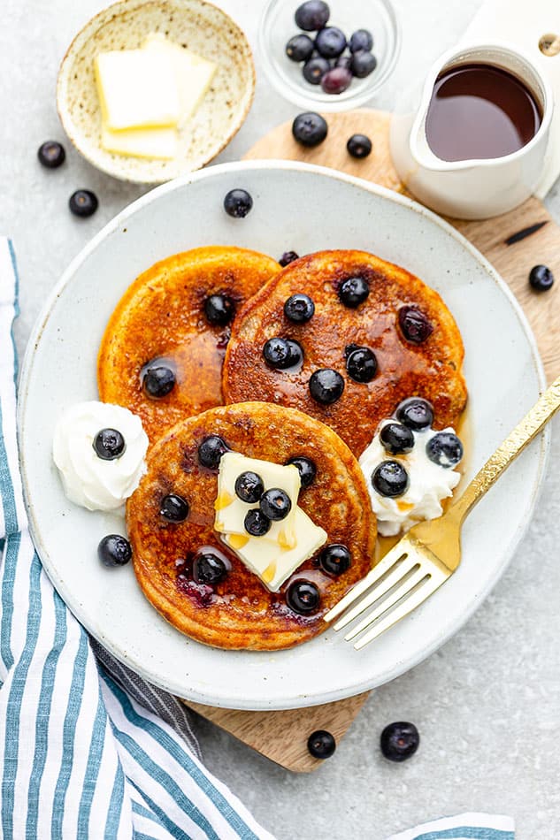 Keto Blueberry Pancakes | Life Made Sweeter