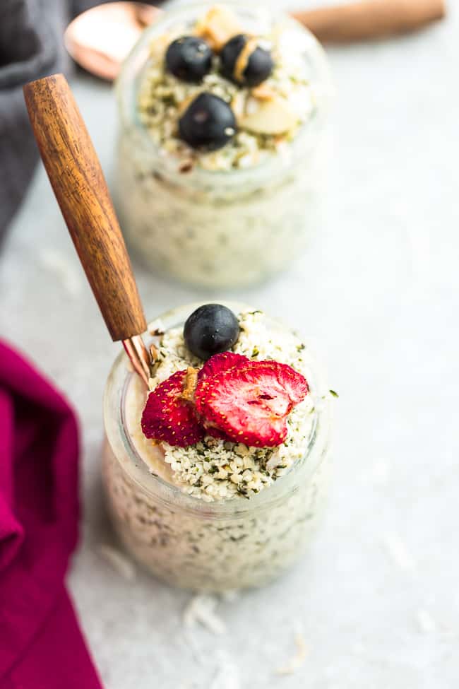 Keto Overnight Oats - Low Carb / Paleo / Easy Make-Ahead Breakfast