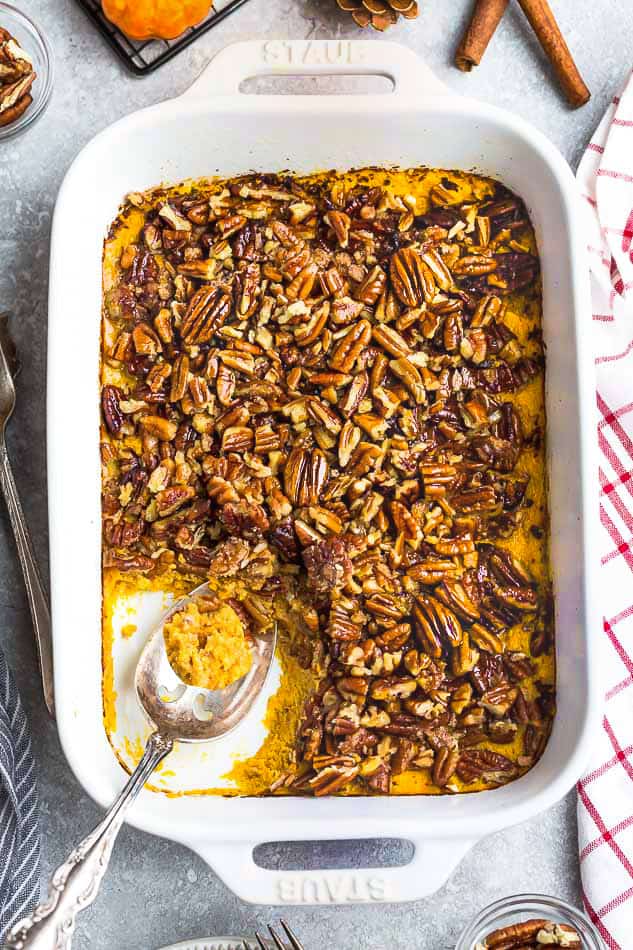 Low Carb Sweet Potato Casserole Paleo Keto Sugar Free Best Thanksgiving Side Dish