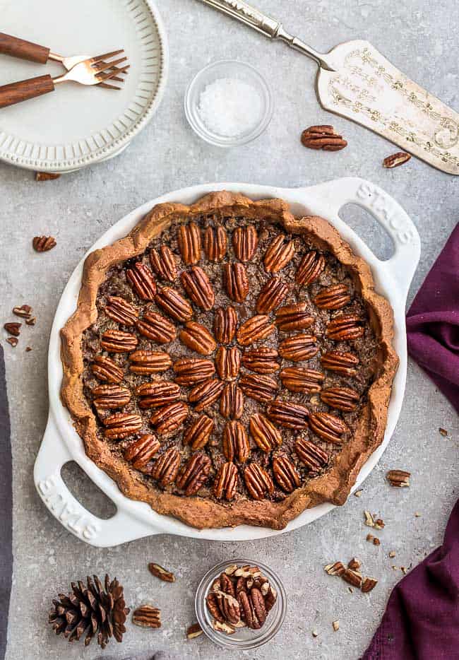 Keto Pecan Pie - The BEST Low Carb Paleo Dessert for